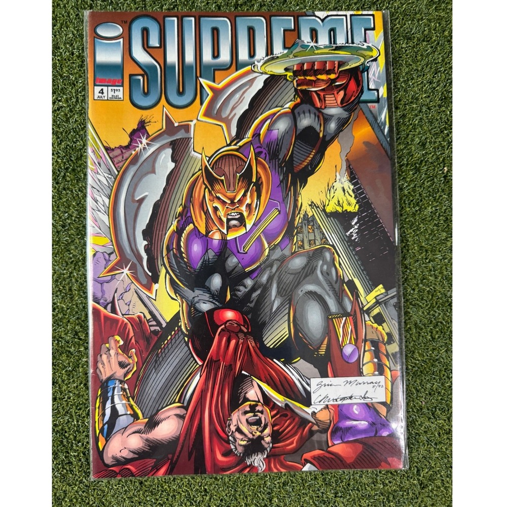 Extreme 4 Image Comics 1993 Signed Rob Liefeld Marvel DC 9.75x6.5‎
